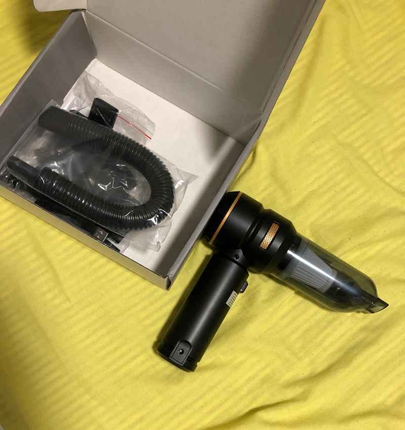 Customer photo review of Portable Vacuum Cleaner