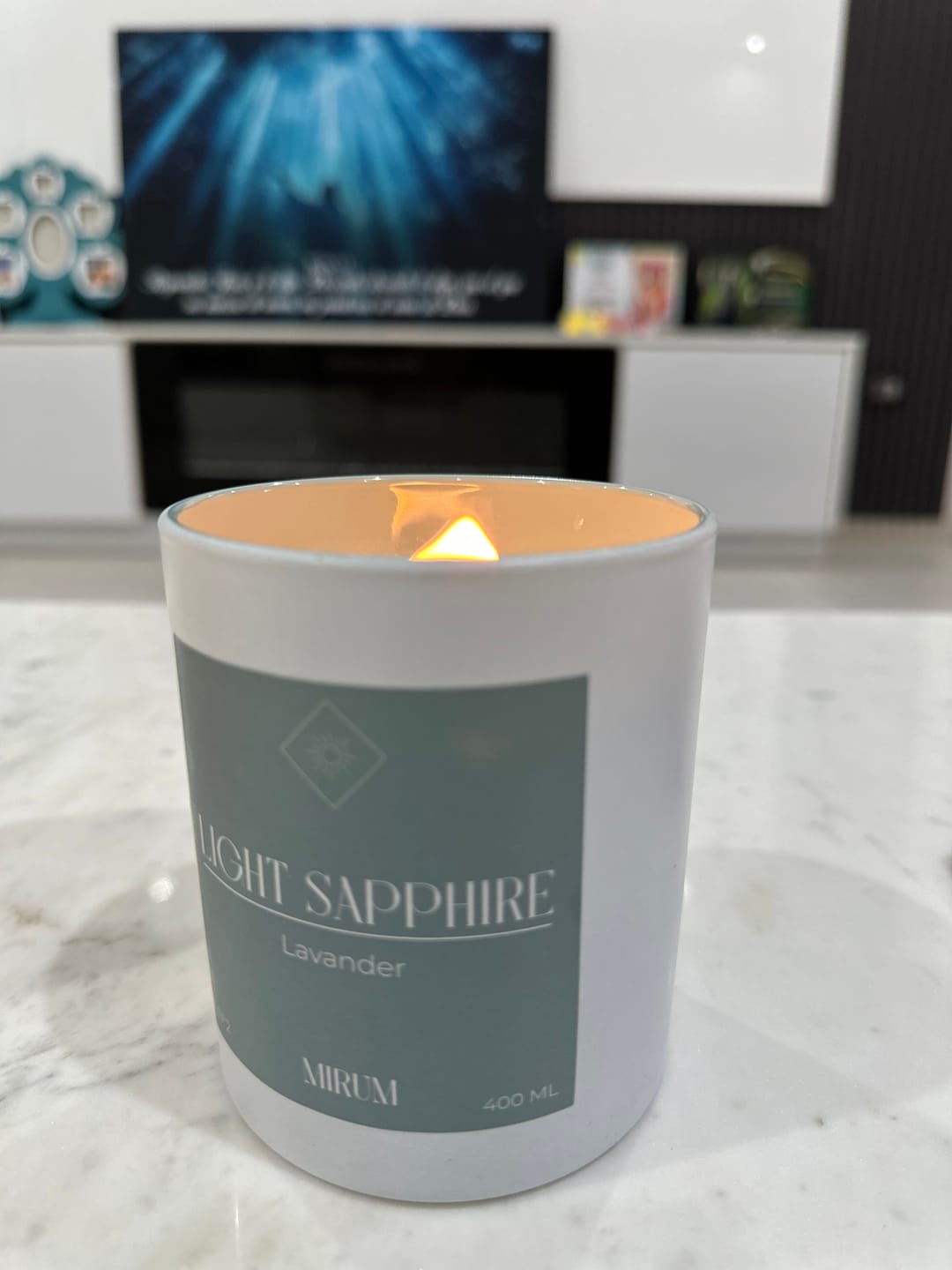 Customer photo review of LIGHT SAPPHIRE