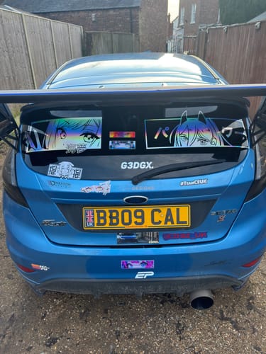 Customer photo review of Japanese Anime Car Stickers Elf Girl