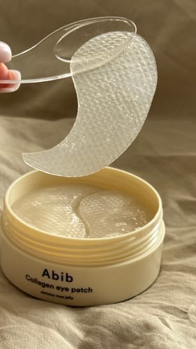 Customer photo review of Collagen eye patch Jericho rose jelly