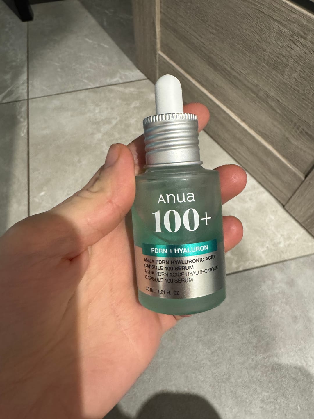 Customer photo review of Serums ar PDRN mirdzuma piešķiršanai ādai Anua PDRN Hyaluronic Acid Capsule 100 Serum