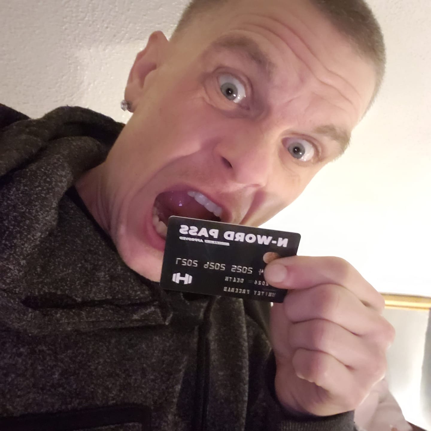 Customer photo review of N-Word Pass Card