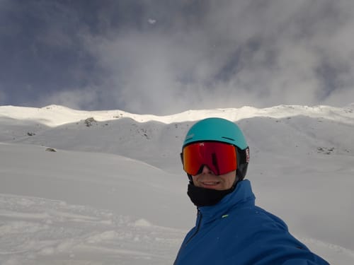 Customer photo review of REVO K721 Photochromic Ski Goggles