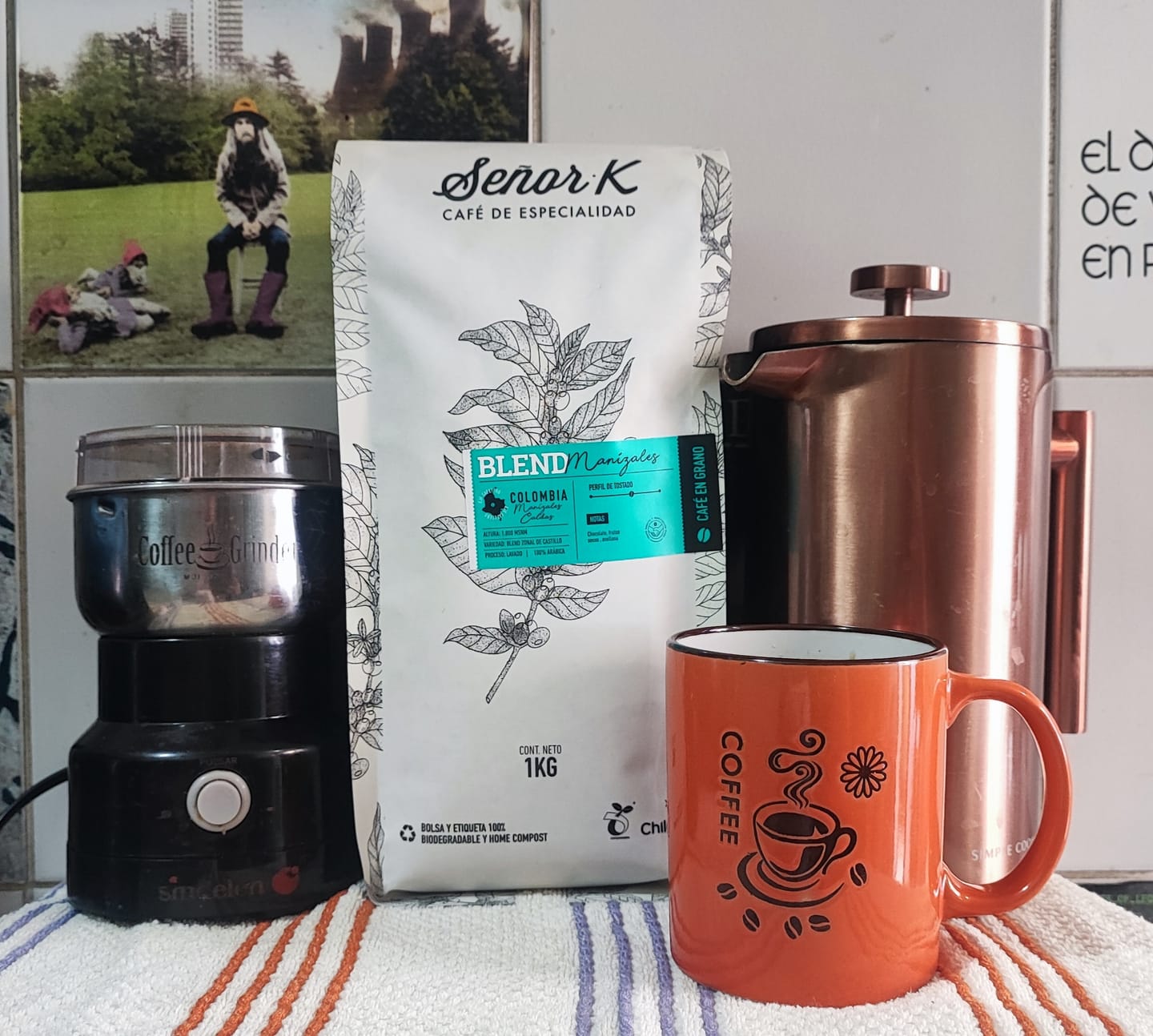 Customer photo review of Colombia | Blend Manizales Bolsa 1KG |GRANO ENTERO