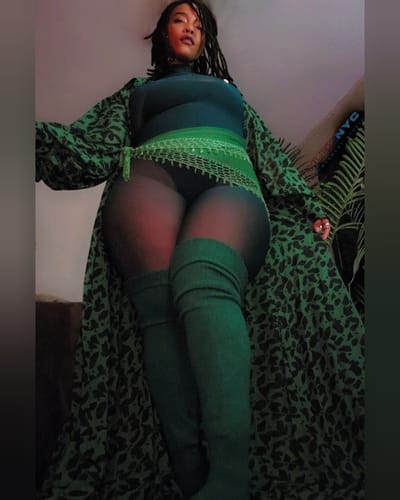 Customer photo review of Mesh Flavors Jumpsuit
