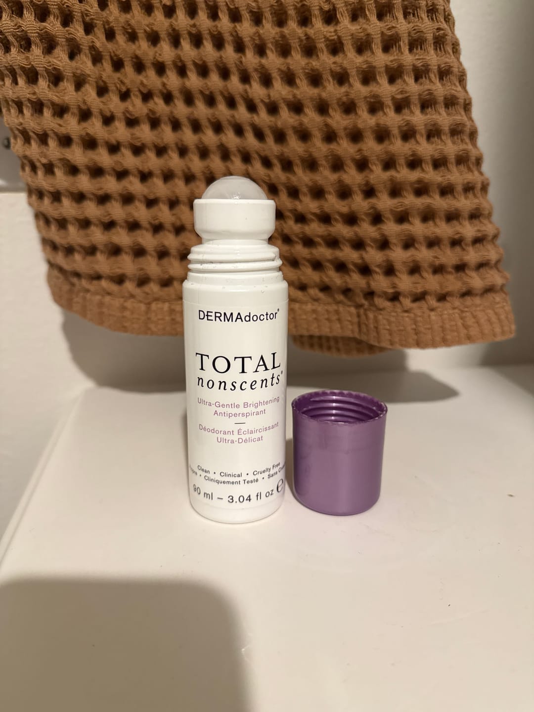 Customer photo review of Total Nonscents Ultra-Gentle Brightening Antiperspirant