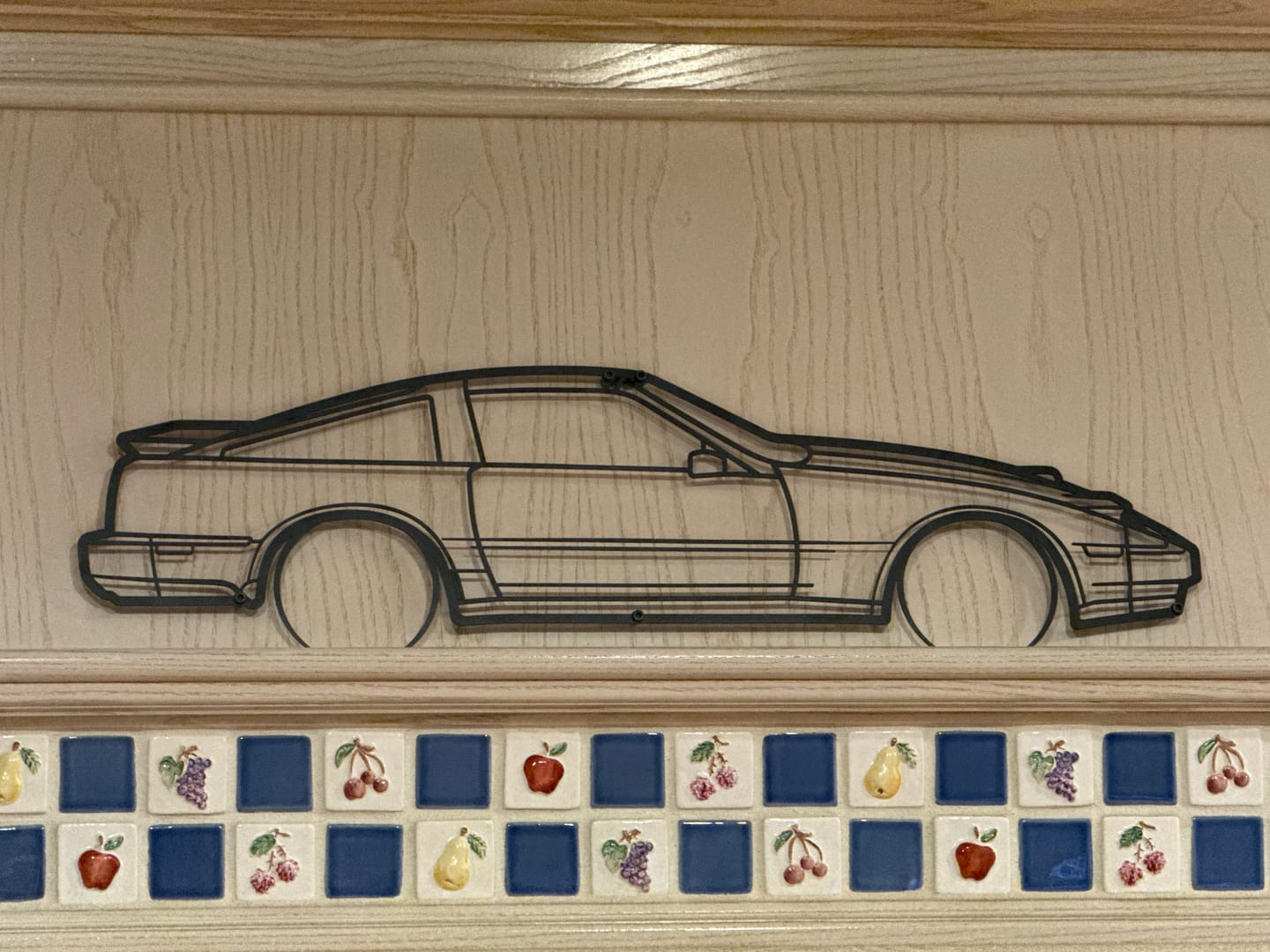 Customer photo review of Your Personalized Car Metal Wall Art - MT1113