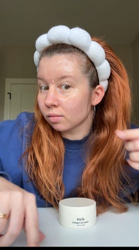 Customer photo review of Collagen eye patch Jericho rose jelly