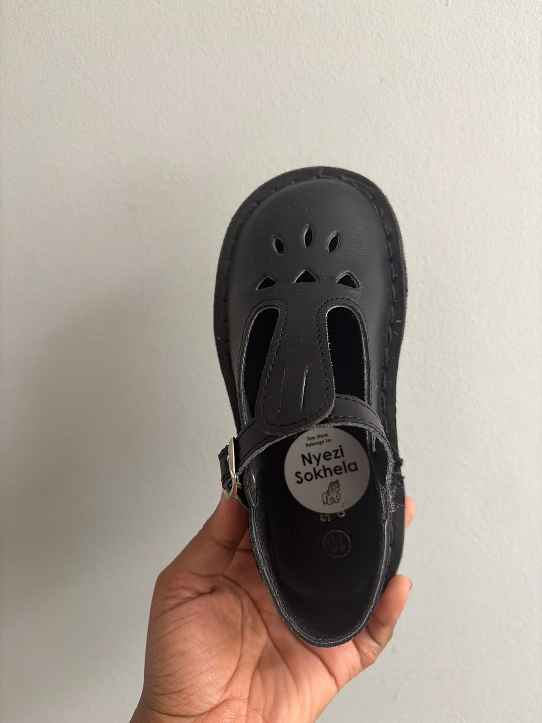 Customer photo review of Shoe Labels