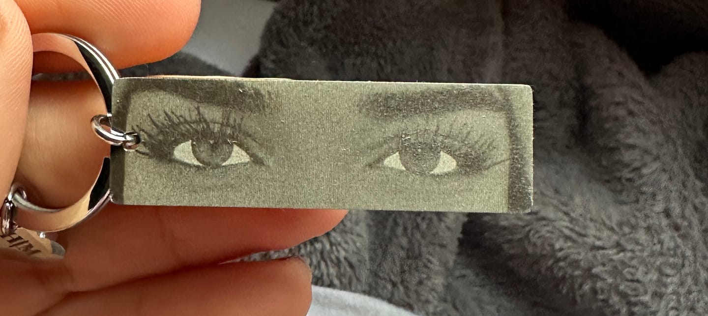 Customer photo review of Herzcharm gravieren