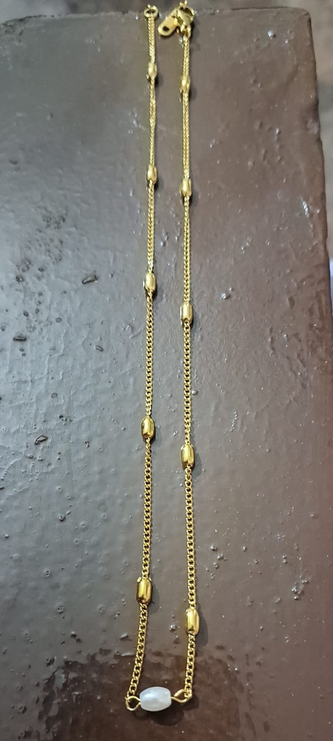 Customer photo review of Single Pearl Necklace