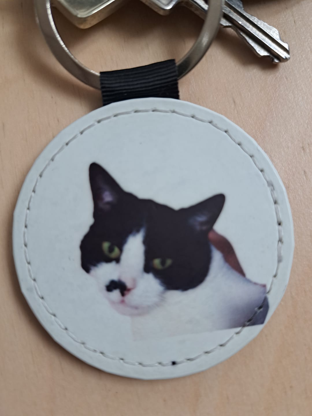 Customer photo review of Portrait d'animal - Porte-clés personnalisé