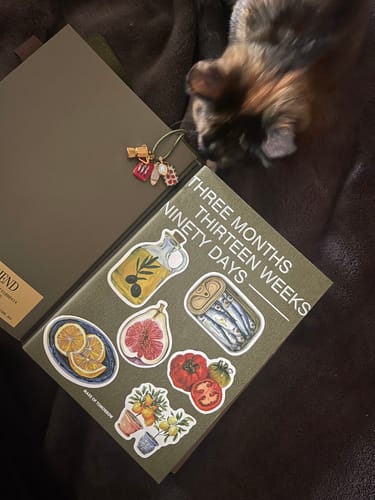 Customer photo review of Three Monthly Planner