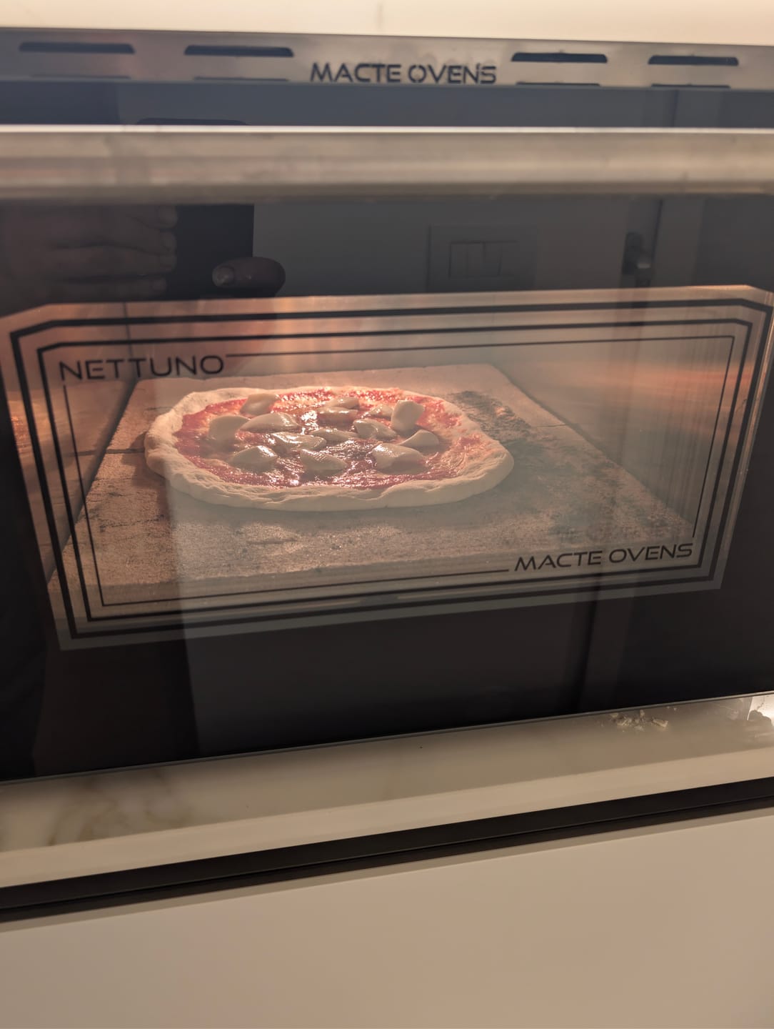 Customer photo review of Macte Ovens Nettuno ADVANCED | Forno pizza elettrico