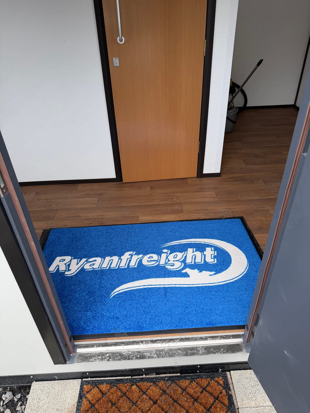 Customer photo review of Custom Indoor Logo Mat