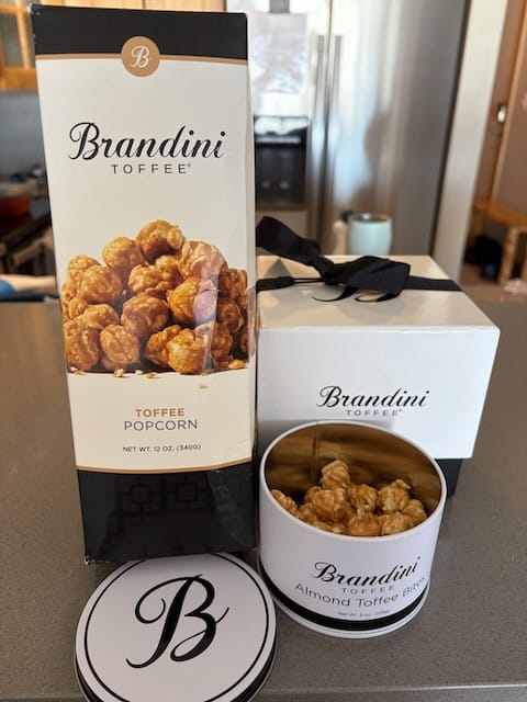 Customer photo review of 12 OZ Toffee Popcorn