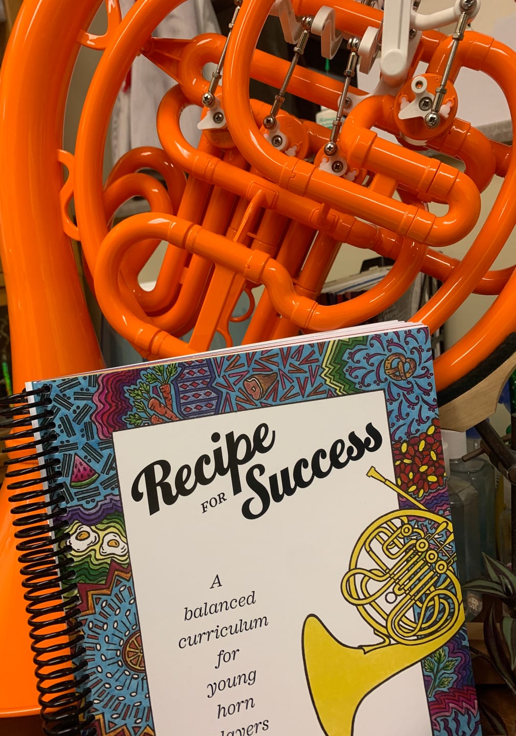 Customer photo review of Recipe for Success: A balanced curriculum for young horn players