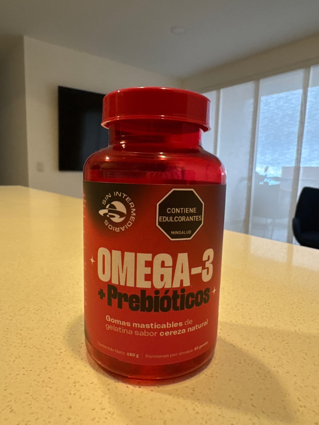 Customer photo review of Gomas con Omega 3 DHA y Prebióticos