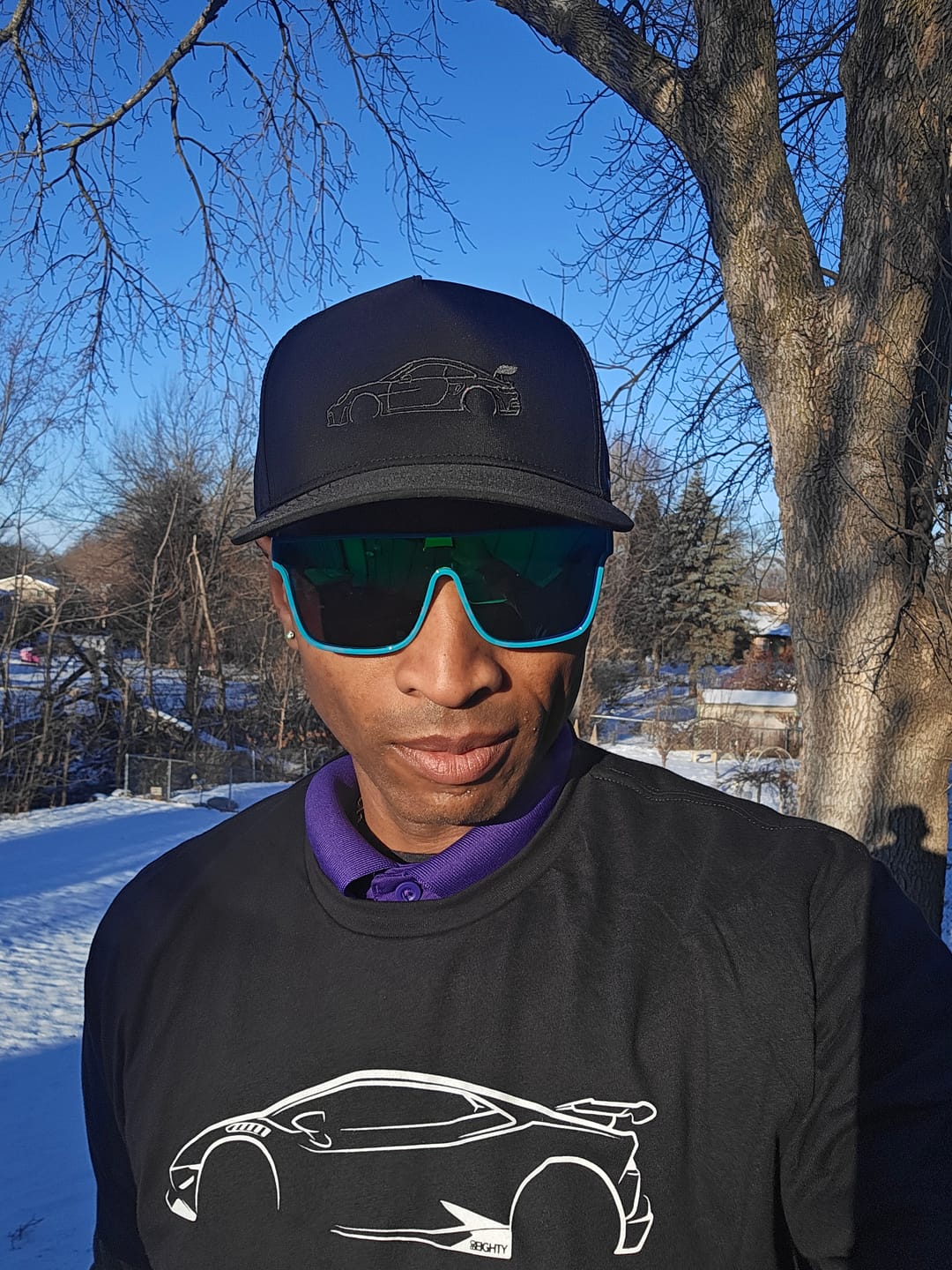 Customer photo review of 80Eighty® Polarized Bay Sunglasses