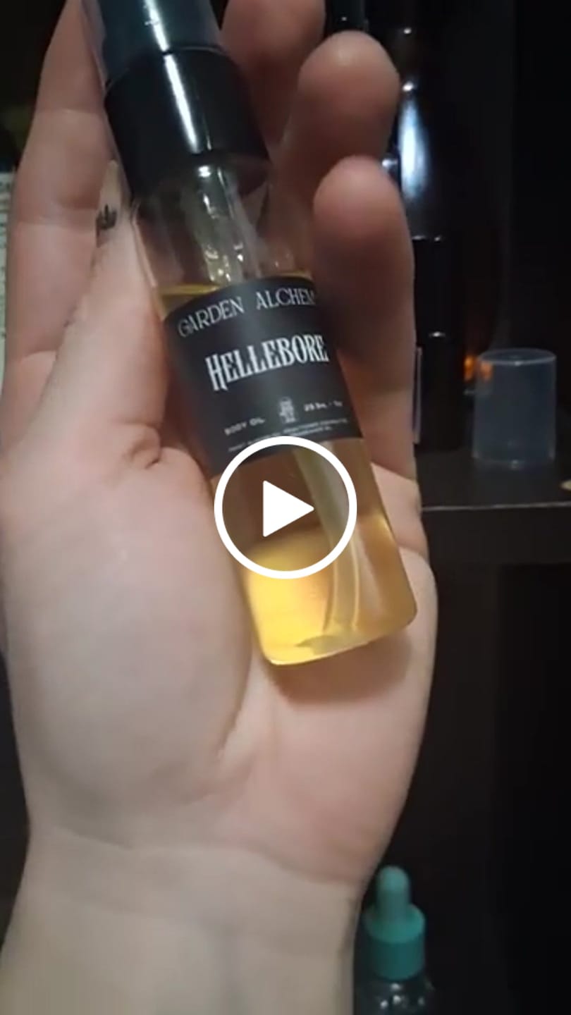 Customer video review of HELLEBORE BODY OIL
