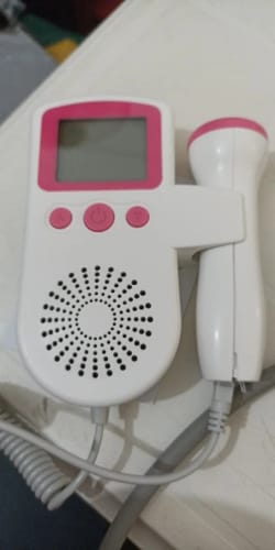 Customer photo review of Fetal Doppler™ Baby Heart Monitor