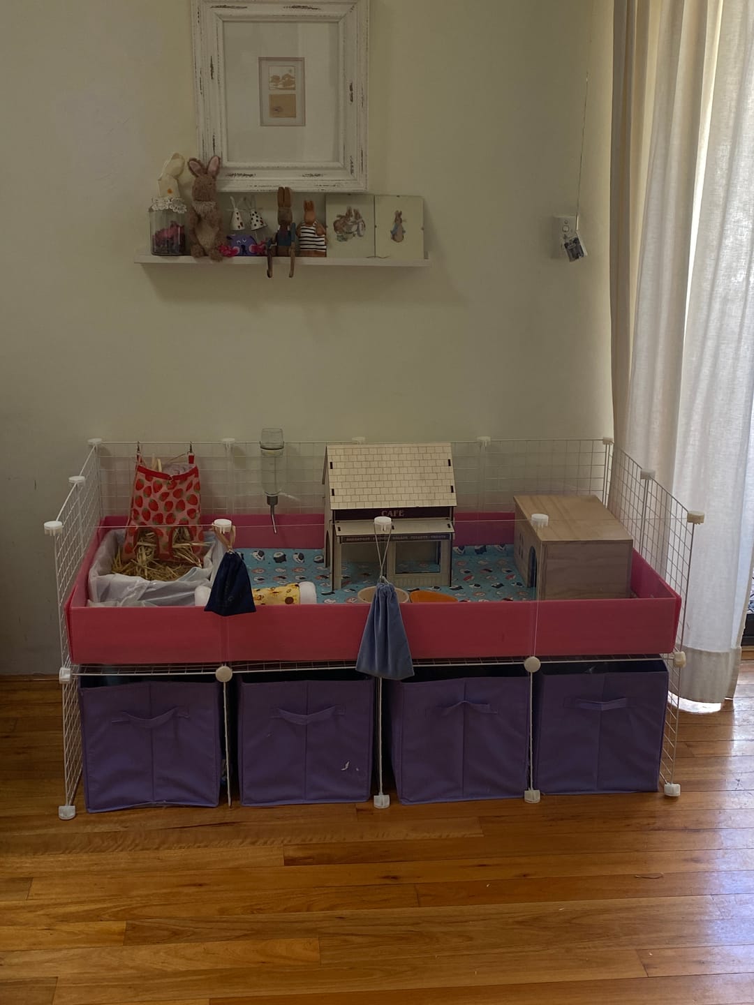 Customer photo review of Clear Panel Pack - Ozzy Cages