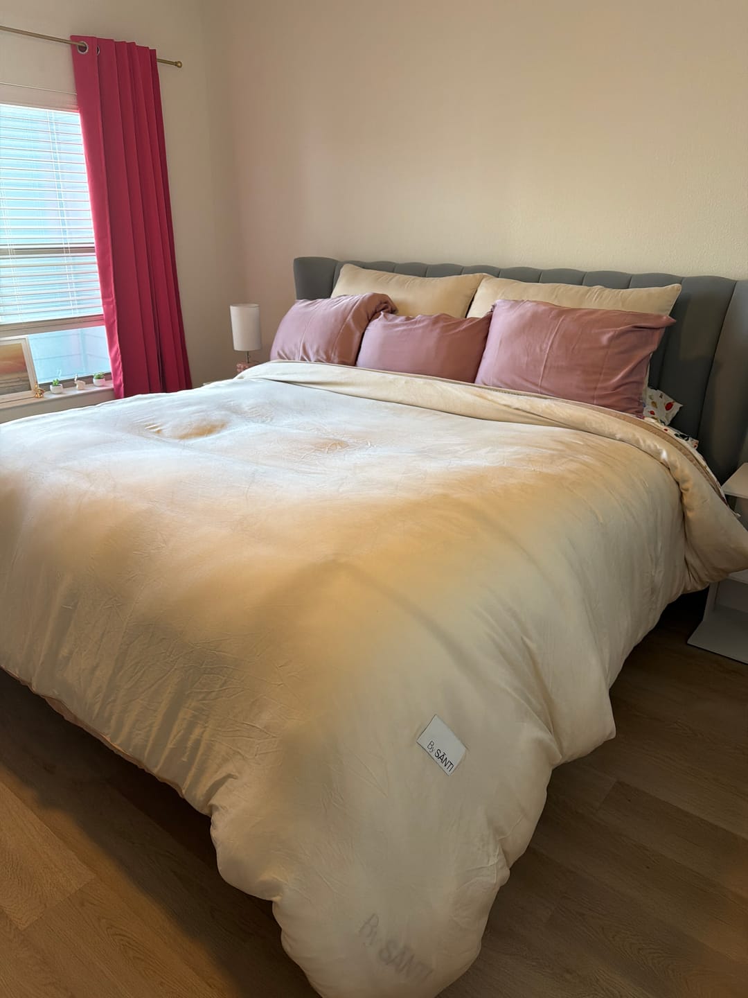 Customer photo review of The BRISA Over-Sized Autumn Eucalyptus Bedding Set