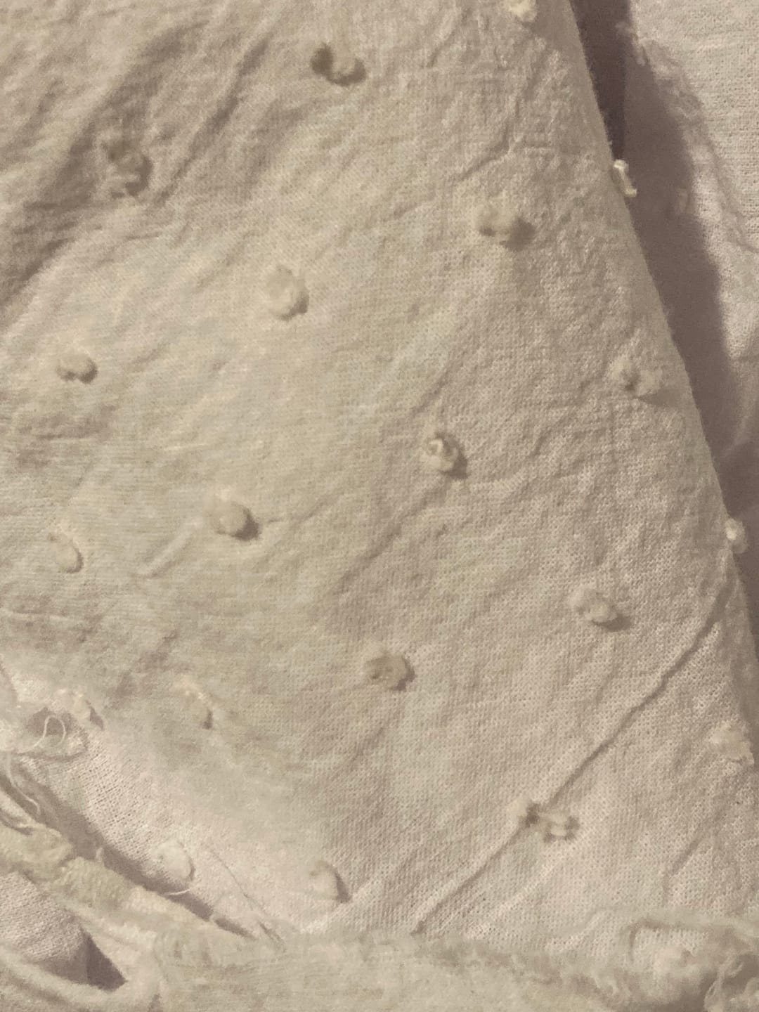 Customer photo review of Dobby Spot Cotton Fabric