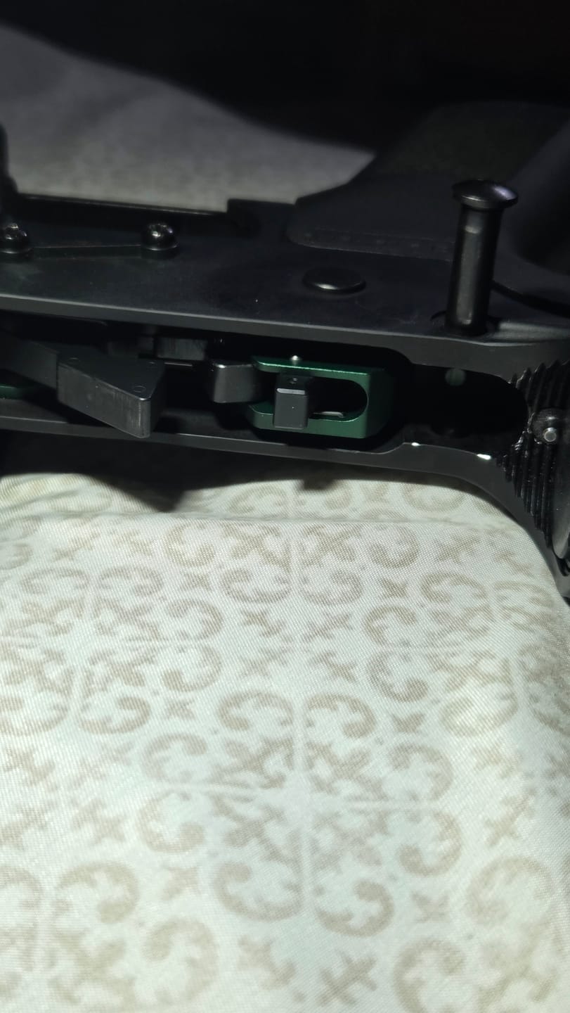 Customer photo review of Partisan Forced-Reset Drop-In Cassette Trigger FRT – AR-15 Platform (USA-Made)