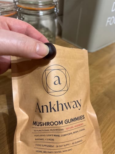 Customer photo review of 2-Month Mushroom Gummies