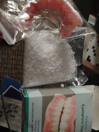 Customer photo review of 🦷  Fit Full Functional DenturesMake you more confident-Made in the USA & FDA-Certified