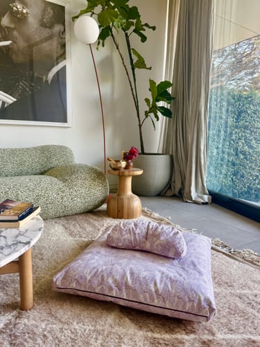 Customer photo review of Ananda Paisley - Meditation comfort bundle