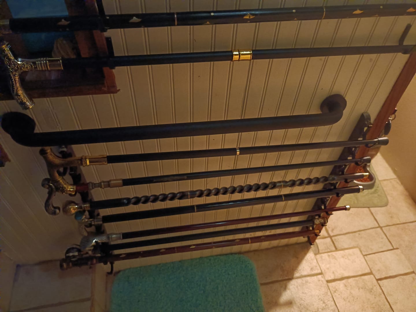 Customer photo review of Dragon Head Walking Cane
