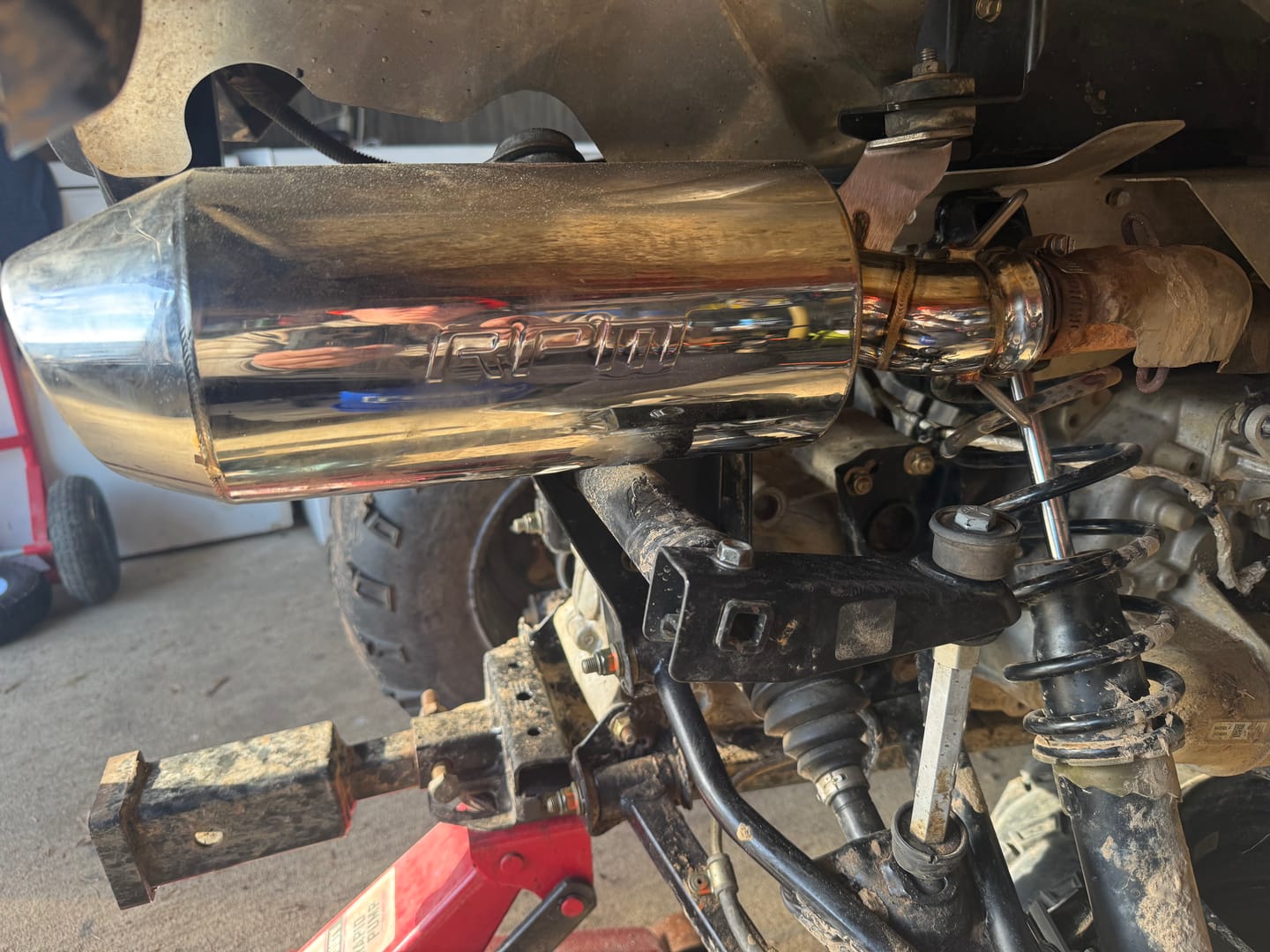Customer photo review of RPM Polaris Sportsman 450/500/570/800 Sport Muffler - Slip On Exhaust