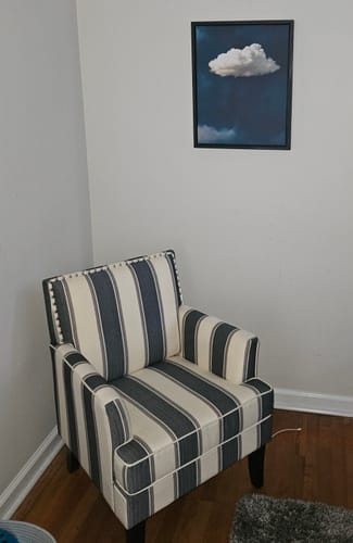 Customer photo review of Blue Cloud No1 Print
