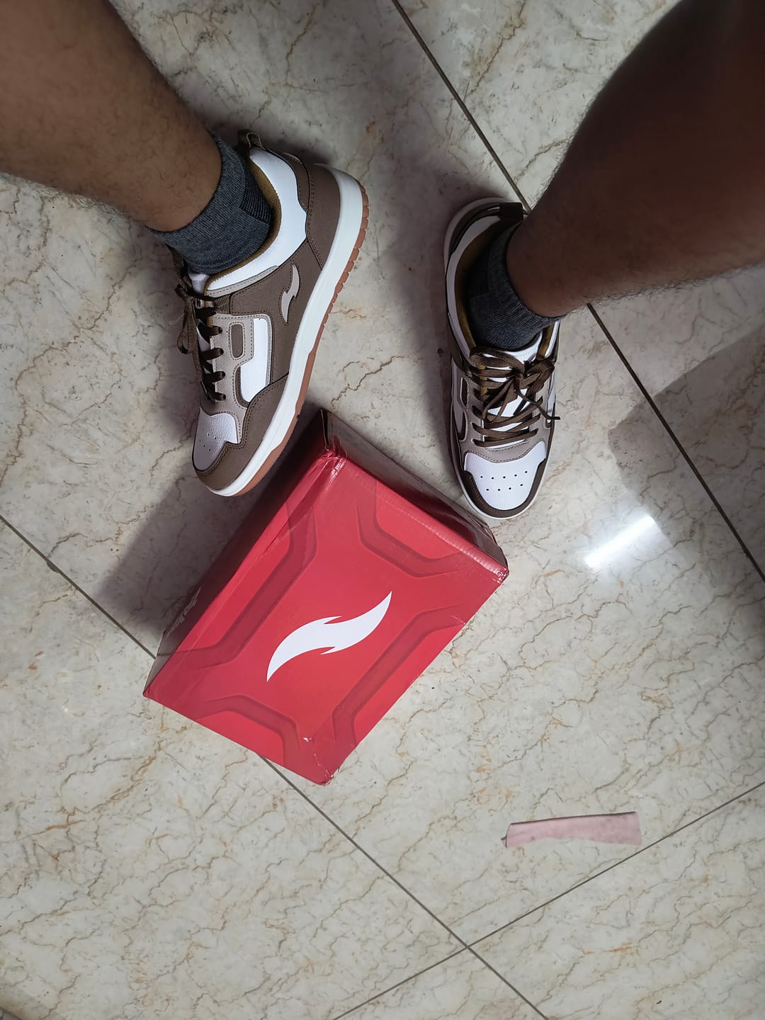Customer photo review of COOPER Beige Brown
