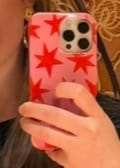Customer photo review of Cherry Star Pop - Tough Phone Case (MagSafe)