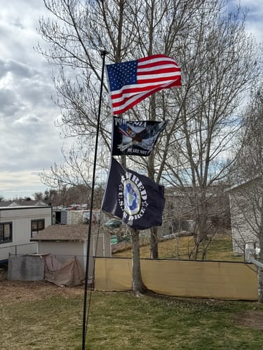 Customer photo review of 4' x 6' American Flag