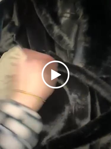 Customer video review of Jessa Faux Fur Trim Coat