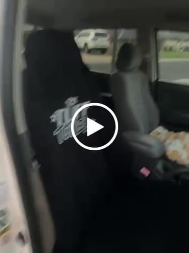 Customer video review of Waterproof Car Towel Seat Cover