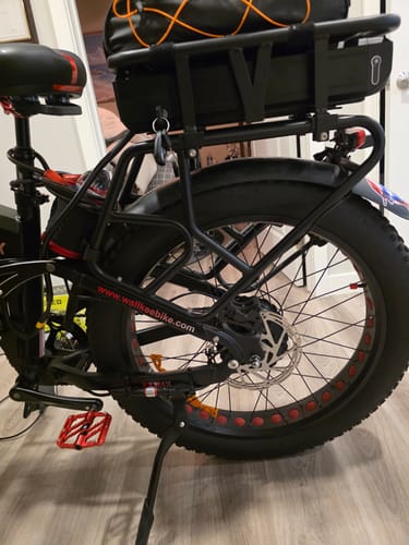 Customer photo review of Wallke X3 22Ah Rear Battery