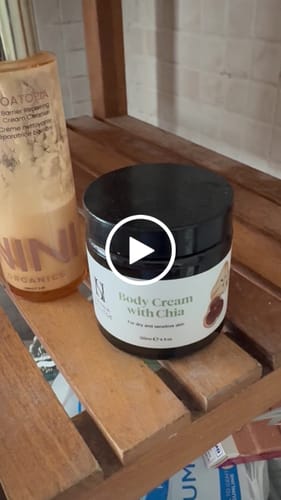 Customer video review of Body Cream with Chia Seed Oil