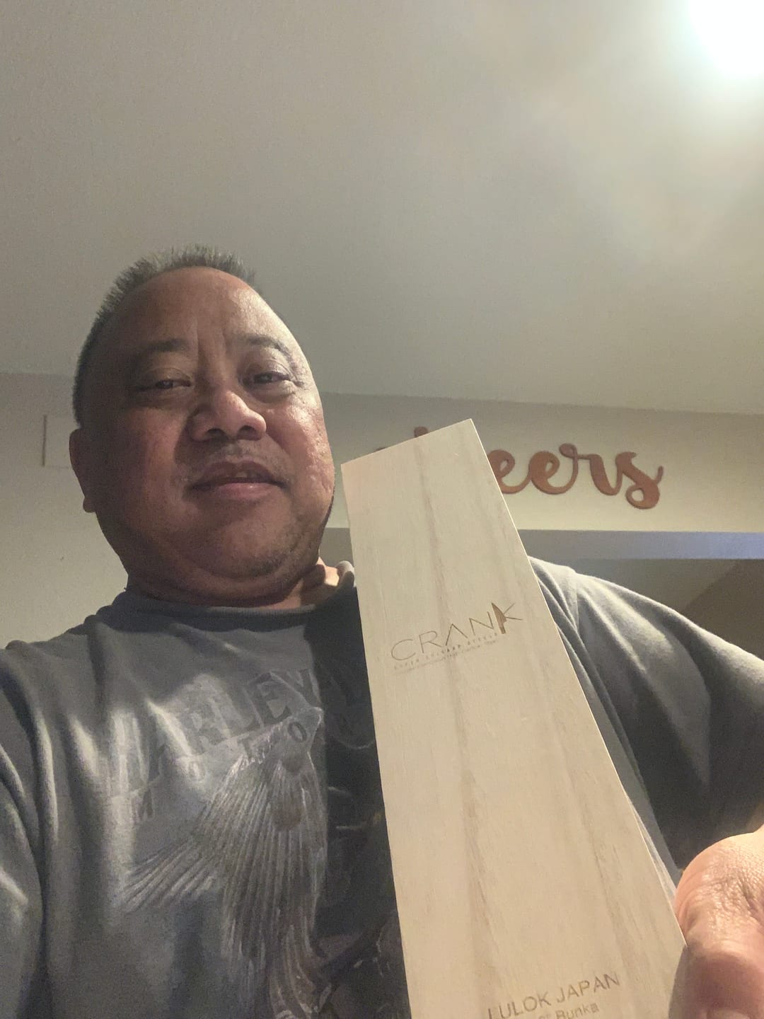 Customer photo review of HUGUA – 2nd Anniversary Copper Damascus 8” Chef Knife
