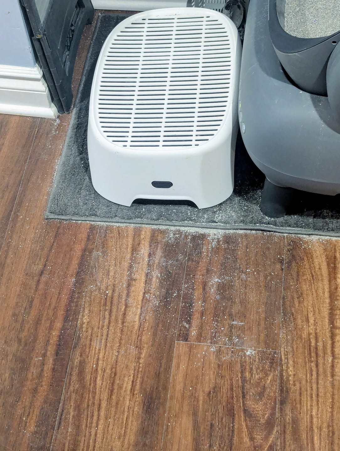 Customer photo review of Neakasa AirStep Odor-Eliminating Cat Litter Box Step