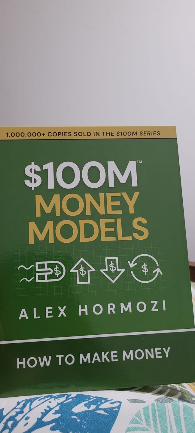 Customer photo review of $100M Money Models Hardback Book
