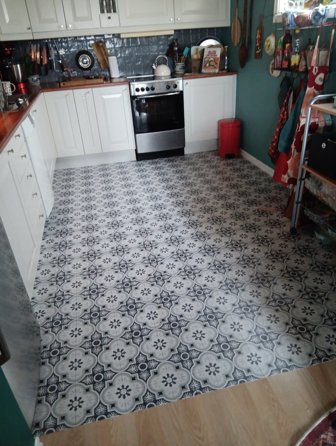 Customer photo review of Copenhagen selvklebende fliser