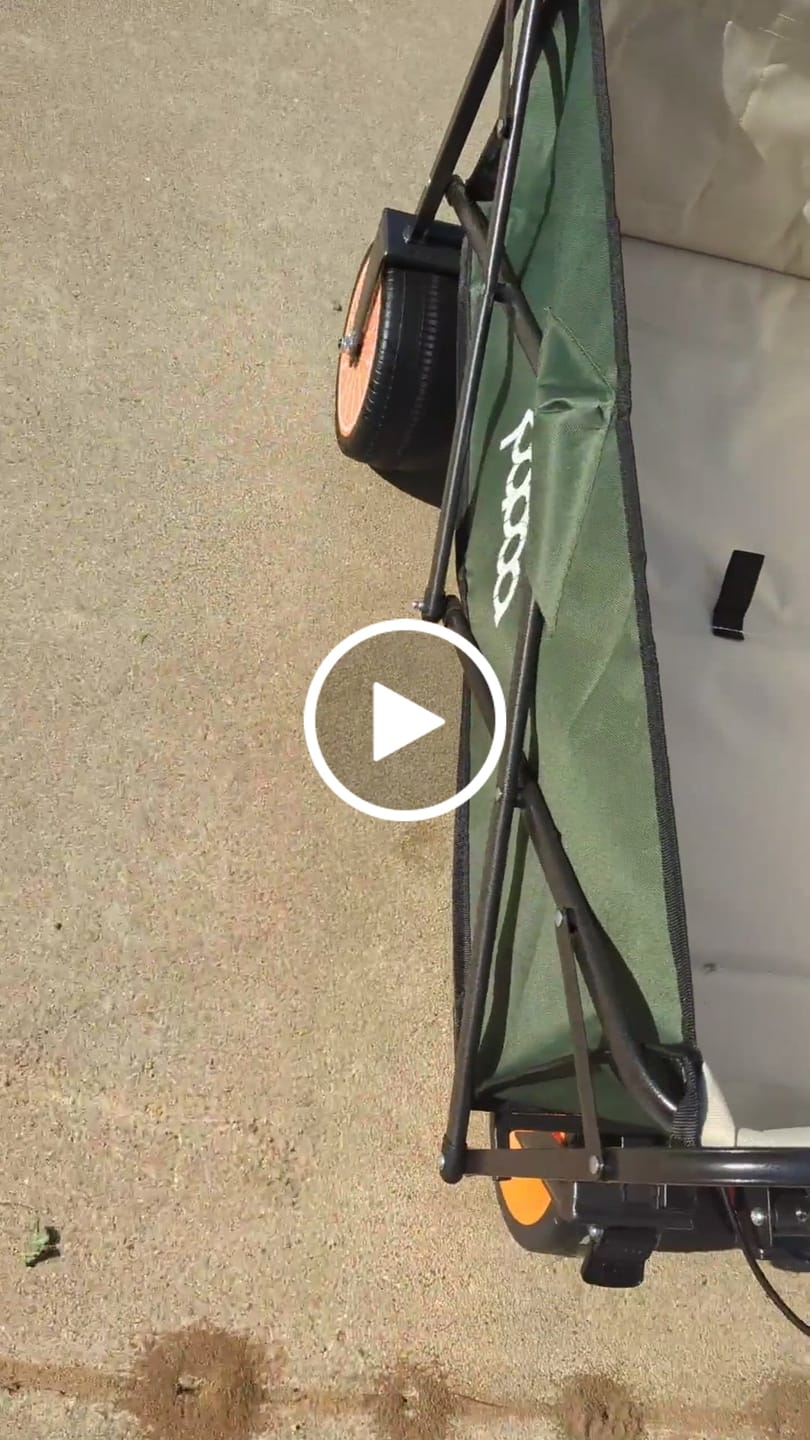 Customer video review of Nomad Hybrid Electric Heavy-Duty Camping Trolley