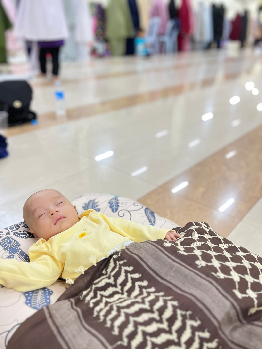 Customer photo review of Organic Duck-Down Feather Infant Lounger | Co-Sleeping, Lounging, Play-Time