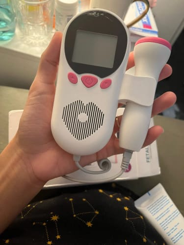 Customer photo review of Fetal Doppler™ Baby Heart Monitor