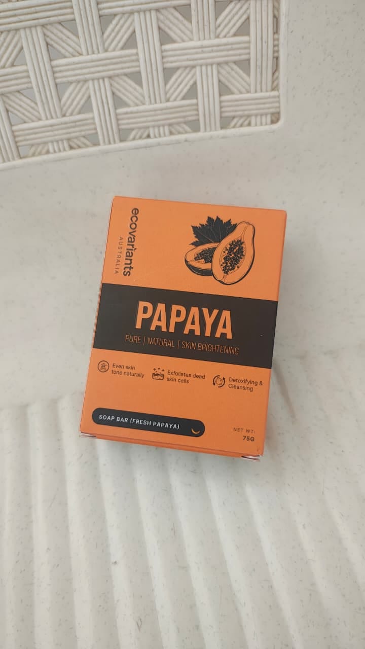 Customer photo review of Papaya Soap
